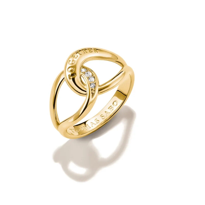 Thomas Sabo - Together Glittrande Ring Guld