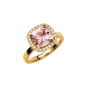 Fairytale 11 Morganite Gold - Wedding & engagement rings - Schalins - Scandinavian design - Nordic Spectra
