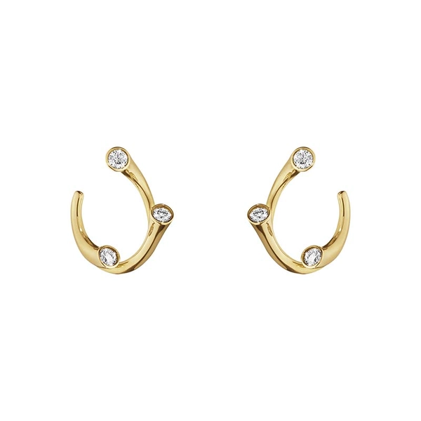Magic Örhängen Guld med 0.21 ct Diamanter - Georg Jensen örhängen - Snabb frakt & paketinslagning - Nordicspectra.se