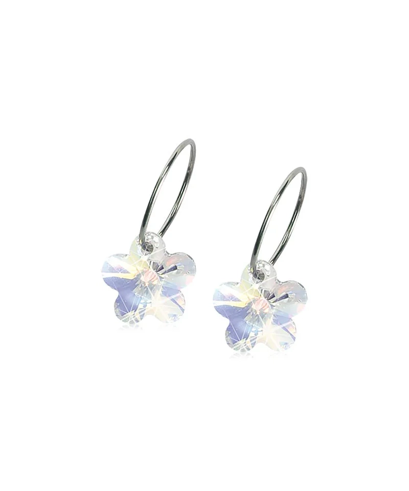 Blomdahl - NT Ear Ring 14 mm Flower 12 mm Rainbow