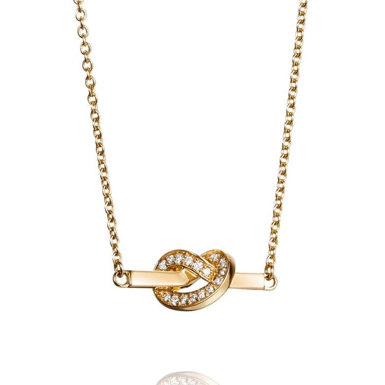 Love Knot & Stars Necklace Gold - Efva Attling halsband - Snabb frakt & paketinslagning - Nordicspectra.se
