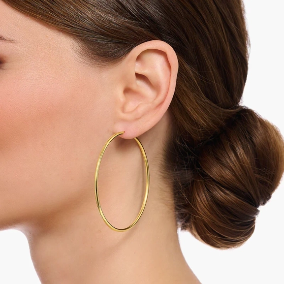 Stora Creoler Guld - Thomas Sabo - Snabb leverans & paketinslagning - Nordic Spectra