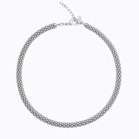 Classic Rope Necklace Rhodium - Caroline Svedbom - Snabb frakt & paketinslagning - Nordicspectra.se