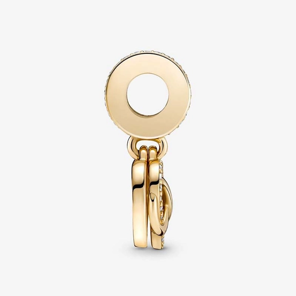 Glittrande Evighetstecken & Hjärta Hängberlock 14K Guld - PANDORA - Snabb frakt & paketinslagning - Nordicspectra.se