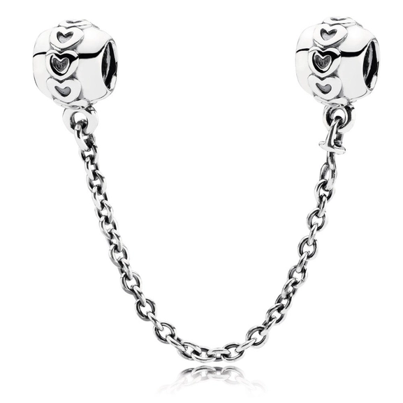 Eternal Hearts Chain Turvaketjut - PANDORA - Suuri valikoima & ilmainen lahjapaketointi - Nordicspectra.fi