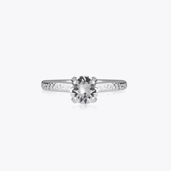 Natti Ring Rhodium Crystal - Caroline Svedbom - Nopea toimitus ja lahjapakkaus - Nordic Spectra