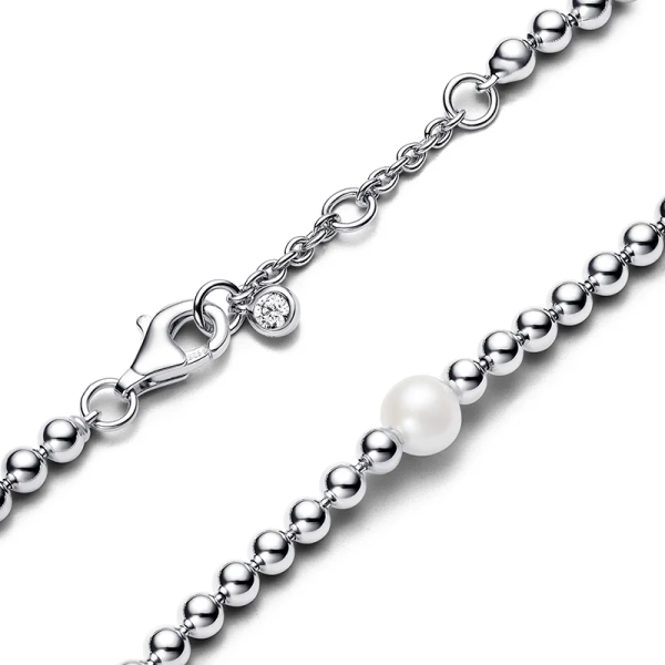 Behandelte Süßwasserzuchtperle & Kugeln Armband - PANDORA - Nordic Spectra