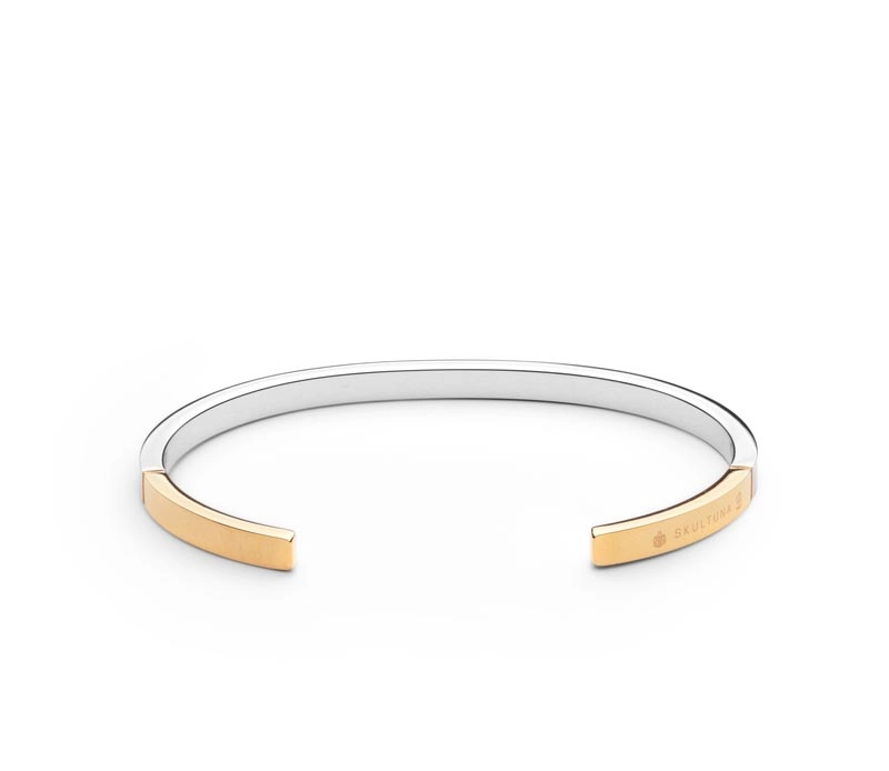 Icon Cuff Two Tone - Gold & Steel