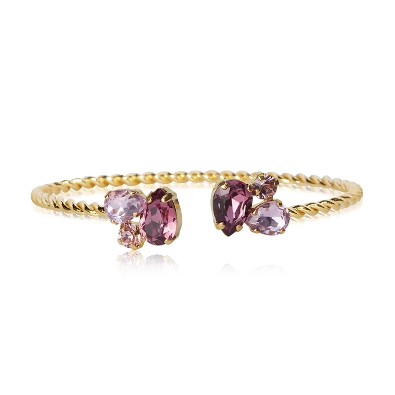 Caroline Svedbom - Alisia Bracelet Gold Violet Combo