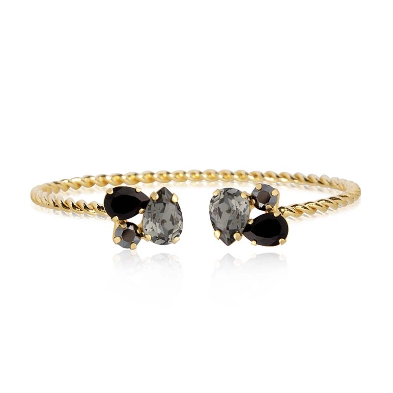 Caroline Svedbom - Alisia Bracelet Gold Black Combo
