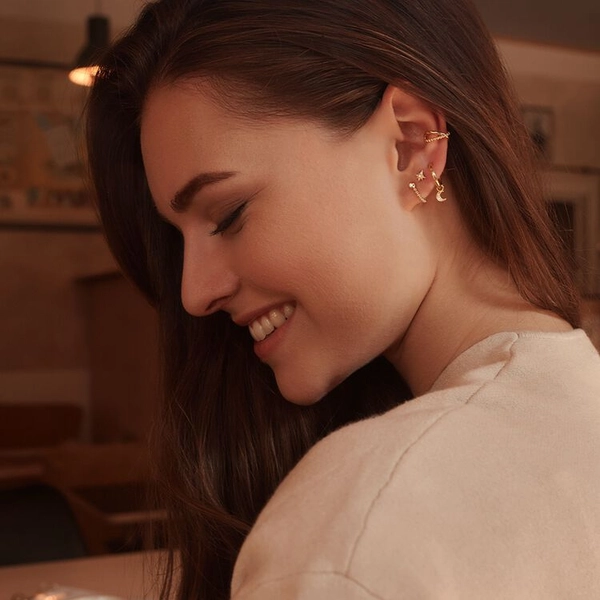 Ear Cuff Kulta - Thomas Sabo - Suuri valikoima & ilmainen lahjapaketointi - Nordicspectra.fi