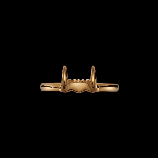 Jaw Lower Ring Gold i 18K guldpläterat silver