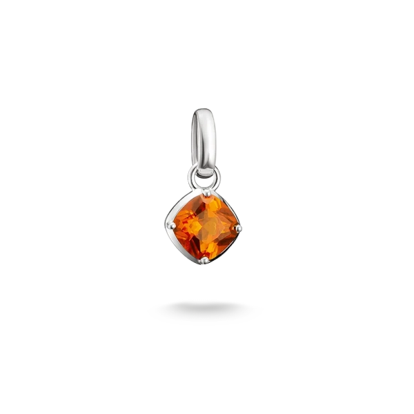 Thomas Sabo CC Connect Månadssten Oktober: silverberlock med citrongul sten och "Oct."-gravyr