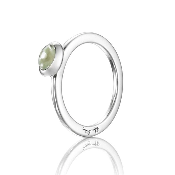 Love Bead Ring - Green Quartz - Efva Attling ringar - Snabb frakt & paketinslagning - Nordicspectra.se