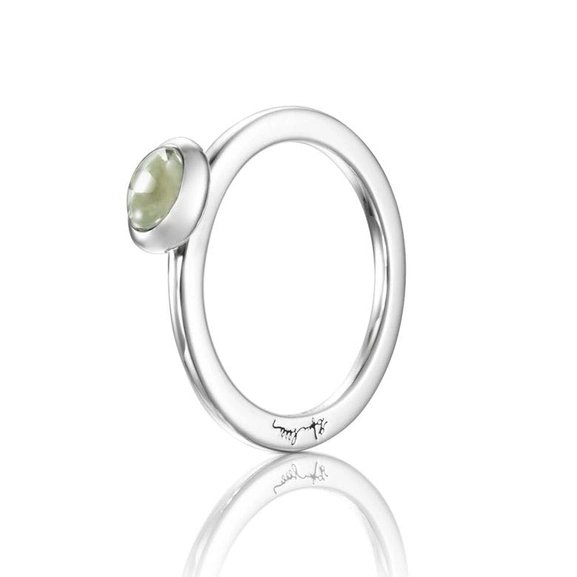 Love Bead Ring - Green Quartz - Efva Attling ringar - Snabb frakt & paketinslagning - Nordicspectra.se