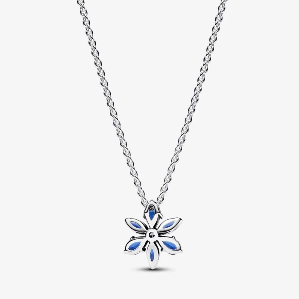 Halsband med Glittrande Blått Hängsmycke - PANDORA - Snabb leverans & paketinslagning - Nordic Spectra