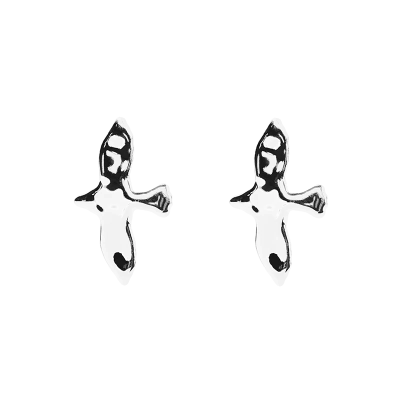 Organic Dove Earrings L Silver - Emma Israelsson - Suuri valikoima & ilmainen lahjapaketointi - Nordic Spectra