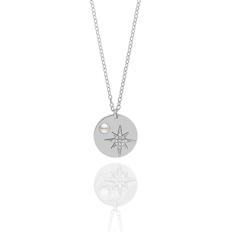 CU Jewellery - One Coin Necklace Silver