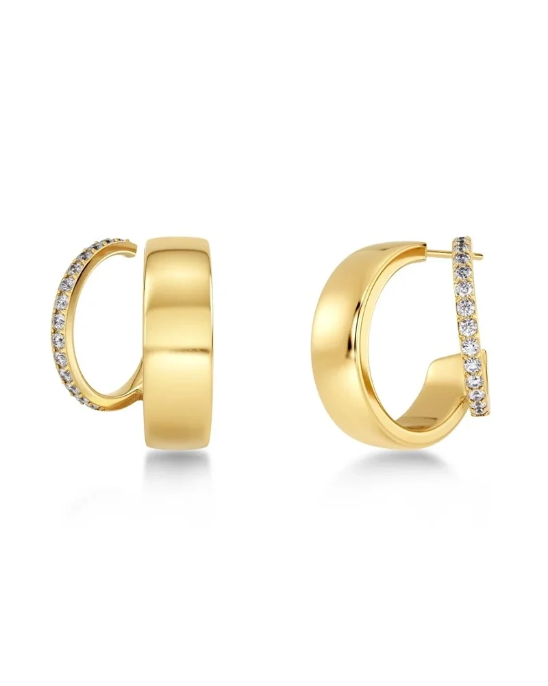 Edblad - Plié Hoops Double Gold