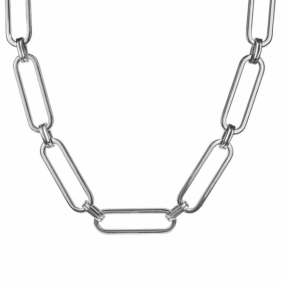 CHANIA Big Kort Halsband Stål - Astrid & Agnes - Snabb frakt & paketinslagning - Nordicspectra.se