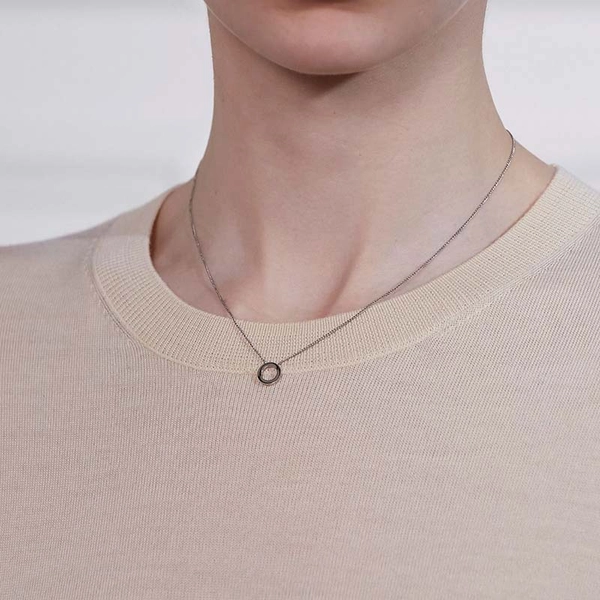 Circle Mini Necklace Steel - Edblad - Snabb frakt & paketinslagning - Nordicspectra.se