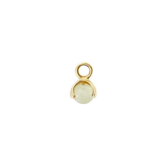 Letters Stone 8 Jade Pendant Gold -CU Jewellery - Snabb frakt & paketinslagning - Nordicspectra.se
