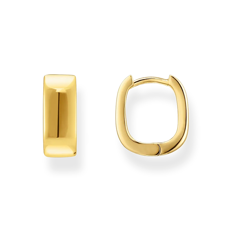 Thomas Sabo - Kvadratiska Mini Chunky Hoops Guld