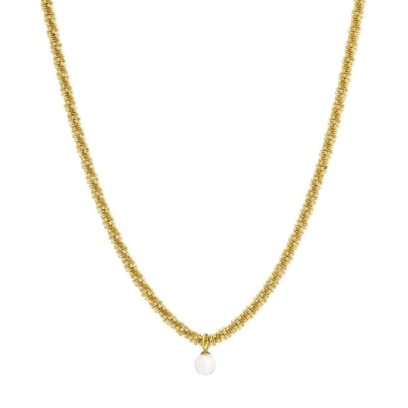 Tinsel Necklace Pearl Gold - Edblad - Snabb frakt & paketinslagning - Nordicspectra.se