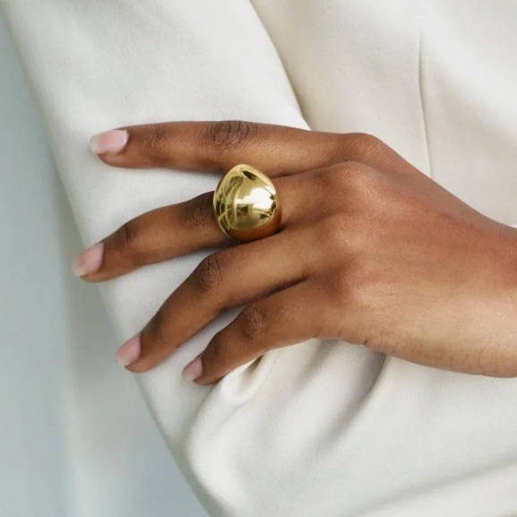 Gallant Ring Maxi Gold - Edblad - Snabb leverans - Gratis paketinslagning