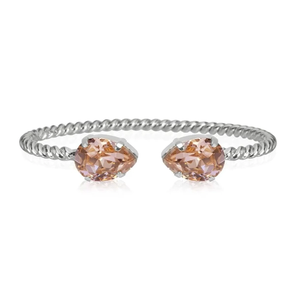 Mini Drop Bracelet Rhodium Vintage Rose - Caroline Svedbom - Nopea toimitus ja lahjapakkaus - Nordic Spectra