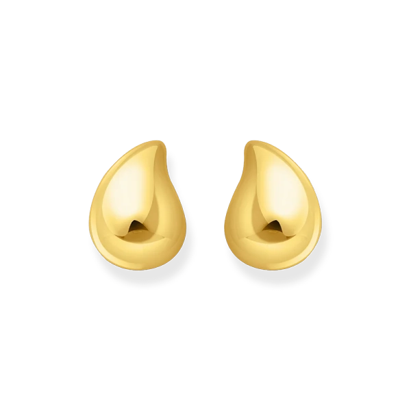 Stora Stiftörhängen Droppform Guld - Thomas Sabo - Snabb leverans & paketinslagning - Nordic Spectra