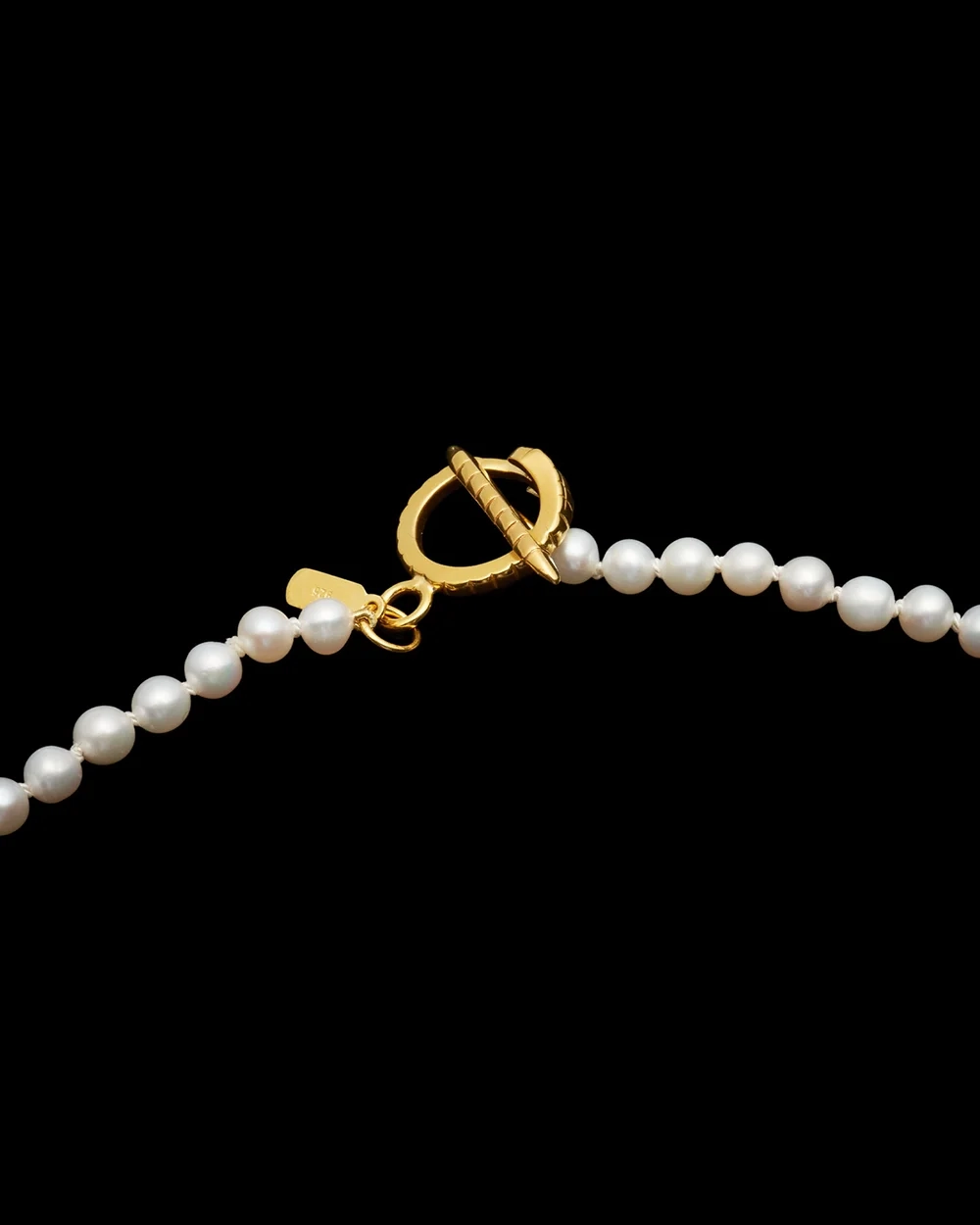 Graded Pearl Necklace Gold - Maria Nilsdotter - 1-2 dagars leverans - Nordic Spectra