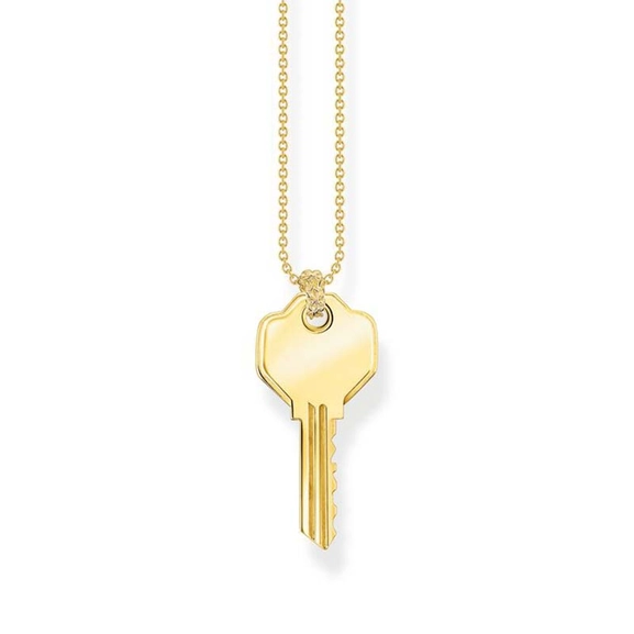 Halsband Detaljerad Nyckel Guld - Thomas Sabo halsband - Snabb frakt & paketinslagning - Nordicspectra.se