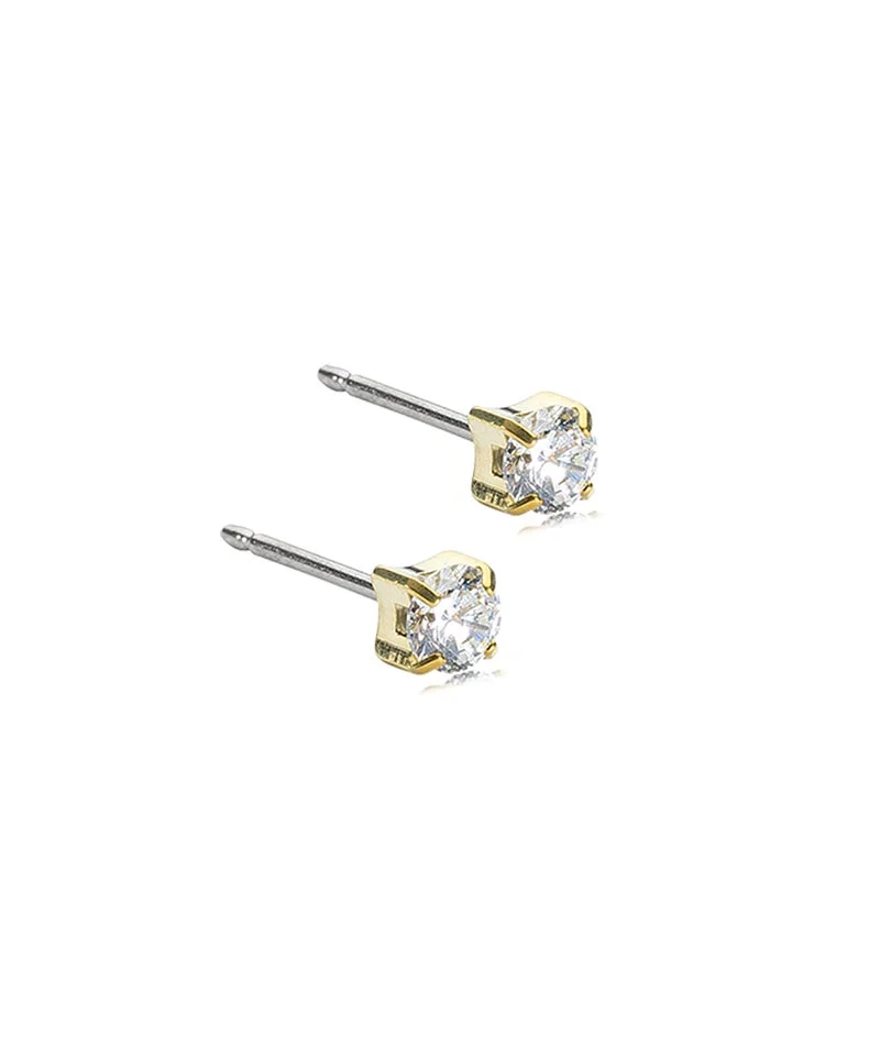 Blomdahl - GT Tiffany 4 mm CZ White