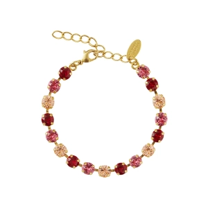 Nicola Bracelet Gold Scarlet Combo - Caroline Svedbom - Snabb frakt & paketinslagning - Nordic Spectra