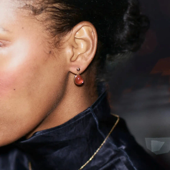 Agatha Earrings S Red Gold - Edblad - Snabba leveranser - Gratis paketinslagning