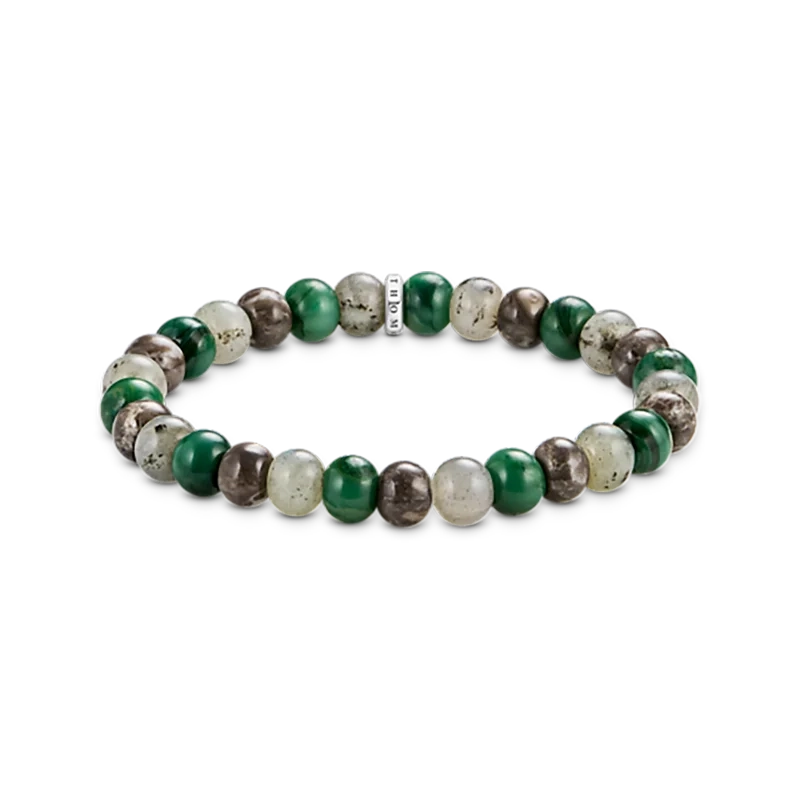 Thomas Sabo - Kularmband Labradorit, Jade & Jaspis