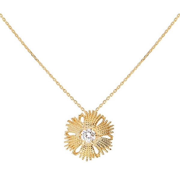 Gatsby Stone Brosch Gold -CU Jewellery - Snabb frakt & paketinslagning - Nordicspectra.se