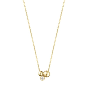 Moonlight Grapes Kette Drei Trauben Mit Diamant Gold von Georg Jensen, Schneller Versand - Nordicspectra.de