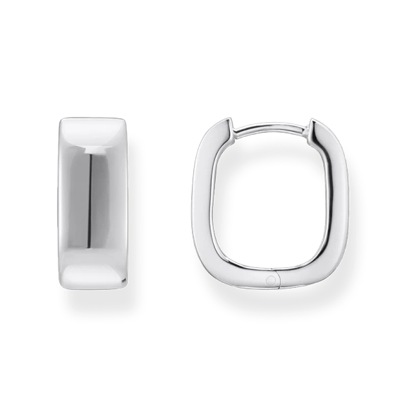 Kvadratiska Chunky Hoops - Thomas Sabo - Snabb leverans & paketinslagning - Nordic Spectra