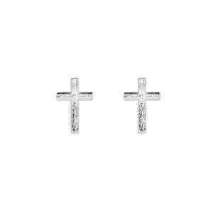 Branch Cross Pin Earring Silver von Emma Israelsson, Schneller Versand - Nordicspectra.de