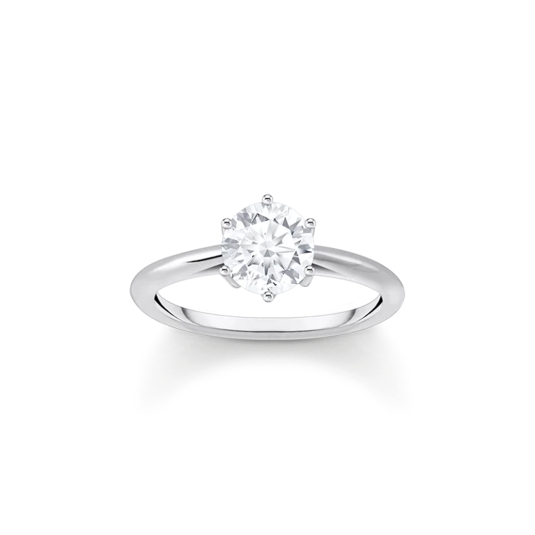 Ring med Briljantslipad Sten - Thomas Sabo - Snabb leverans & paketinslagning - Nordic Spectra