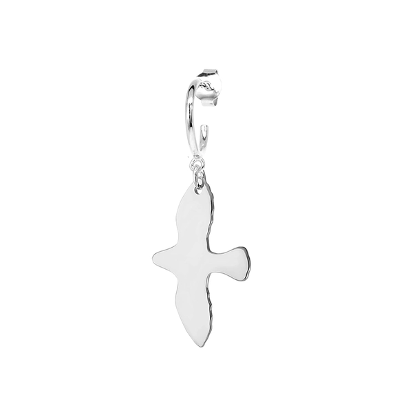 Dove Hoop L Silver - Emma Israelsson - Schmuck im skandinavischen Design - Nordic Spectra