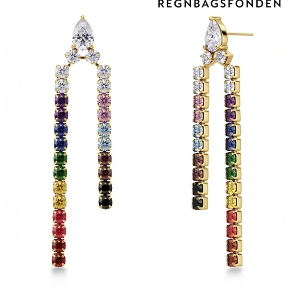 Edblad Rainbow Earrings Progress Gold