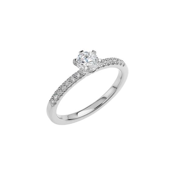 Love 02 White Gold - Wedding & engagement rings - Schalins - Scandinavian design - Nordic Spectra