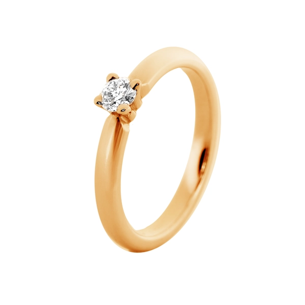Saga Solitaire Ring 0,20 ct Gold  von Nordic Spectra, Schneller Versand - Nordicspectra.de