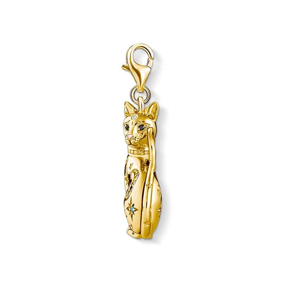 Charm-Anhänger Katze Sternenbild Gold von Thomas Sabo, Schneller Versand - Nordicspectra.de