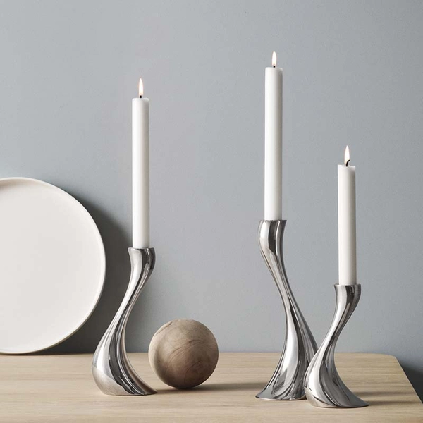Cobra Ljusstakar 3-pack - Georg Jensen Living - Snabb frakt & paketinslagning - Nordicspectra.se