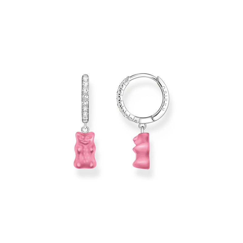 Thomas Sabo - HARIBO Mini Singelcreol Rosa Gummibjörn med Glittrande Stenar