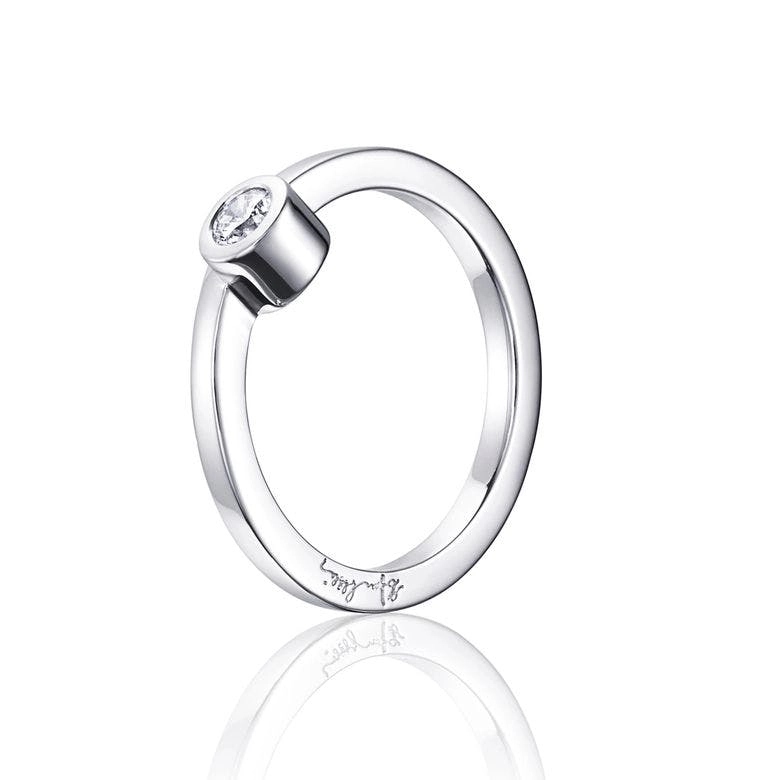 Efva Attling - Hello Sunshine Ring White Gold